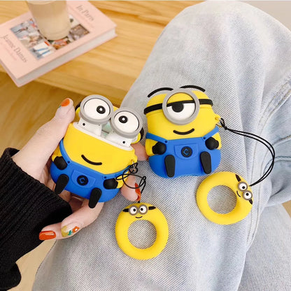 Cute Cartoon Silicone Earphone Airpod Case
