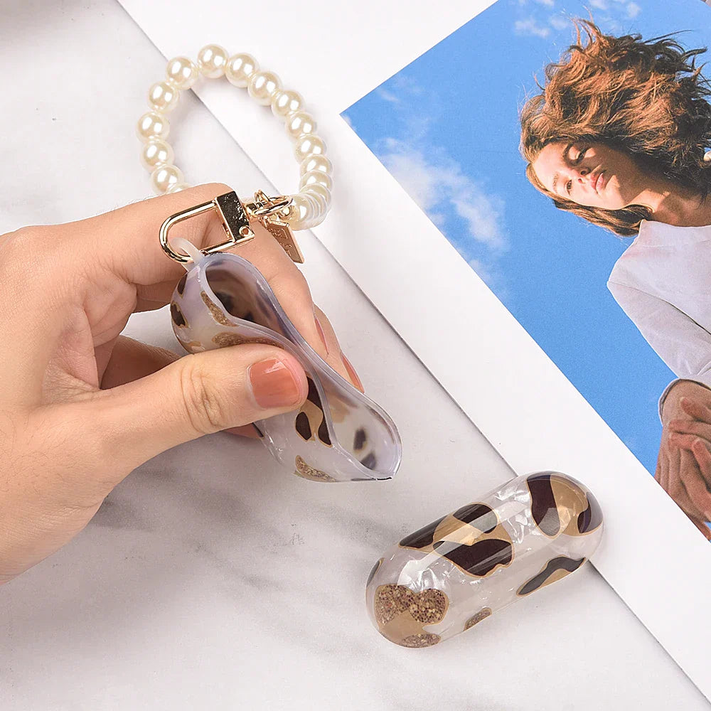 Leopard Girl Airpod Case