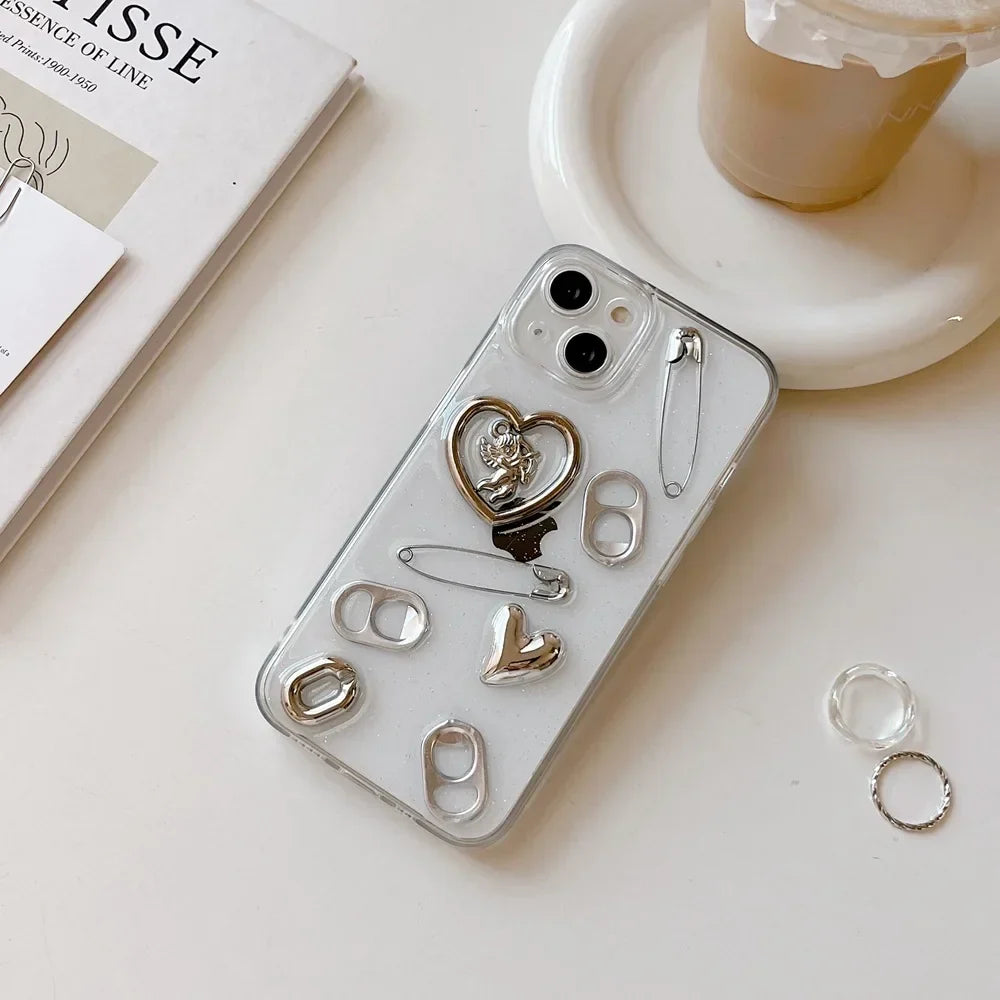 Cute 3D Love Heart Phone Case