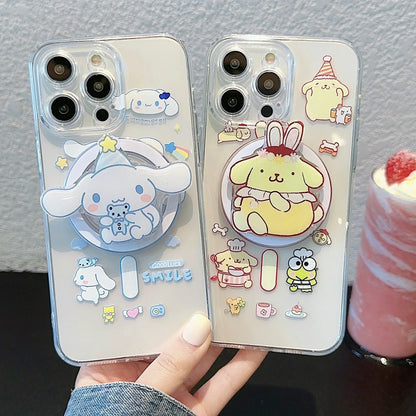 Cute Cartoon Cinnamoroll PomPomPurin Phone Case
