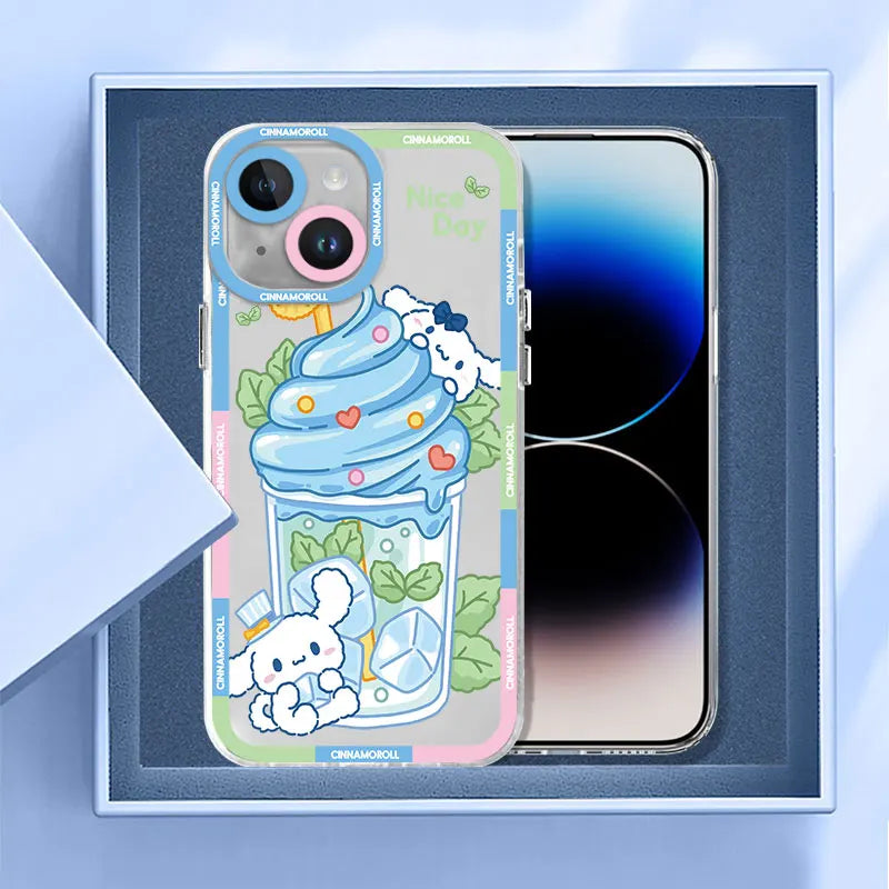 Cinnamoroll K-Kuromi Drinks Phone Case